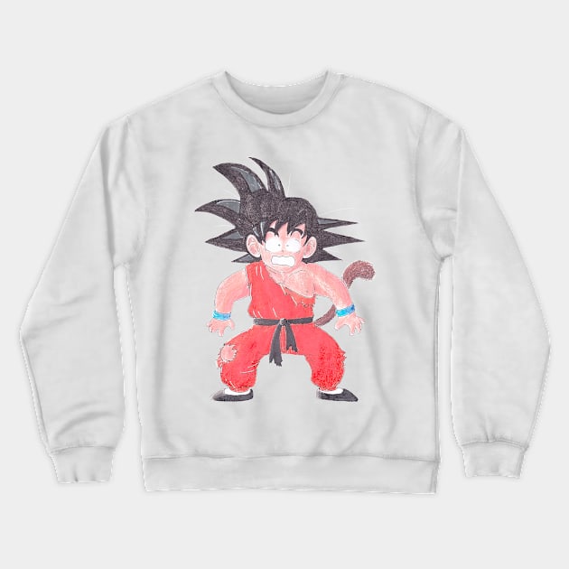 Kid Goku Crewneck Sweatshirt by An_dre 2B